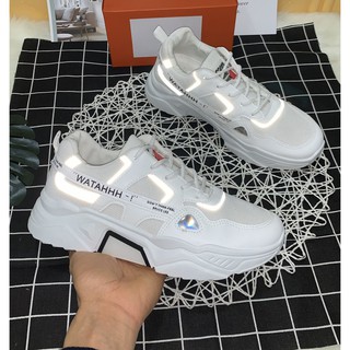 [FREE_SHIP] Giày Thể Thao Tăng Chiều Cao 5cm Phản Quang Cực Chất