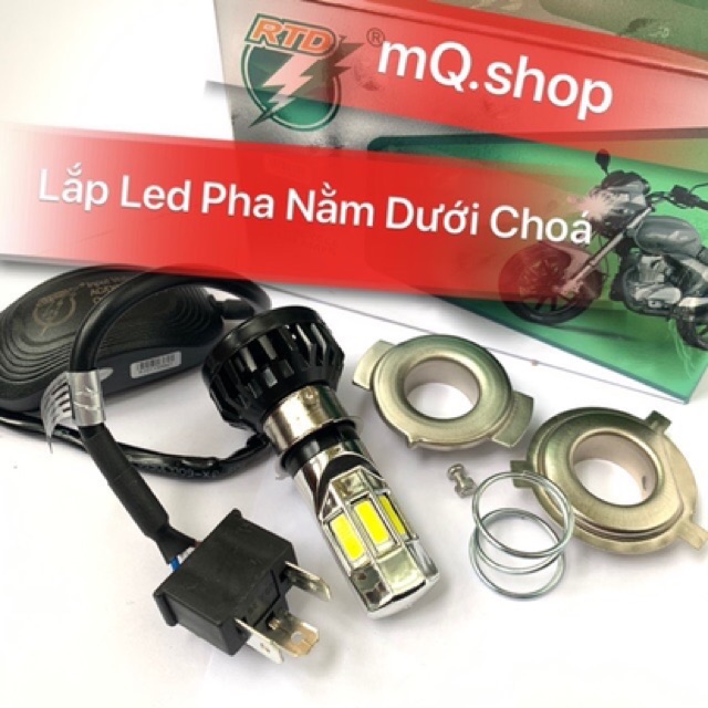 Đèn Pha Led RTD M02E Chính Hãng 6 Led Siêu Sáng