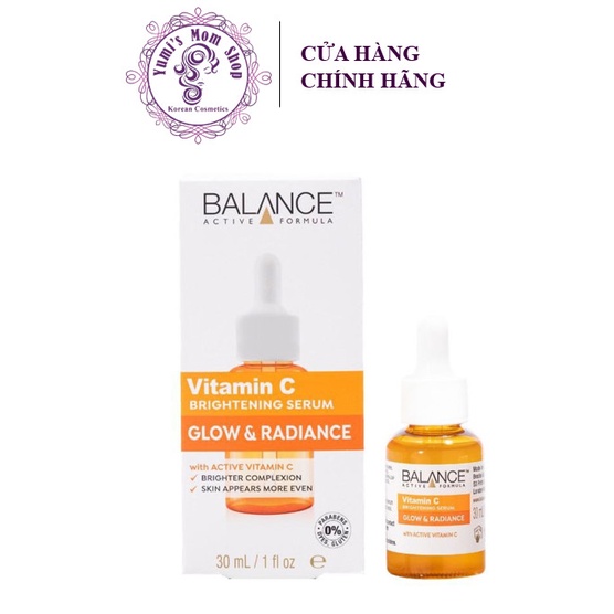 Tinh Chất Dưỡng Trắng Sáng Da Mờ Thâm Balance Active Formula Vitamin C Brightening Serum