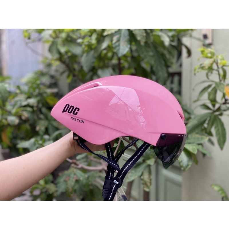 MŨ THỂ THAO POC Falcon 01 HỒNG Cá Tính, Fullbox tặng túi đựng và BH 12 tháng
