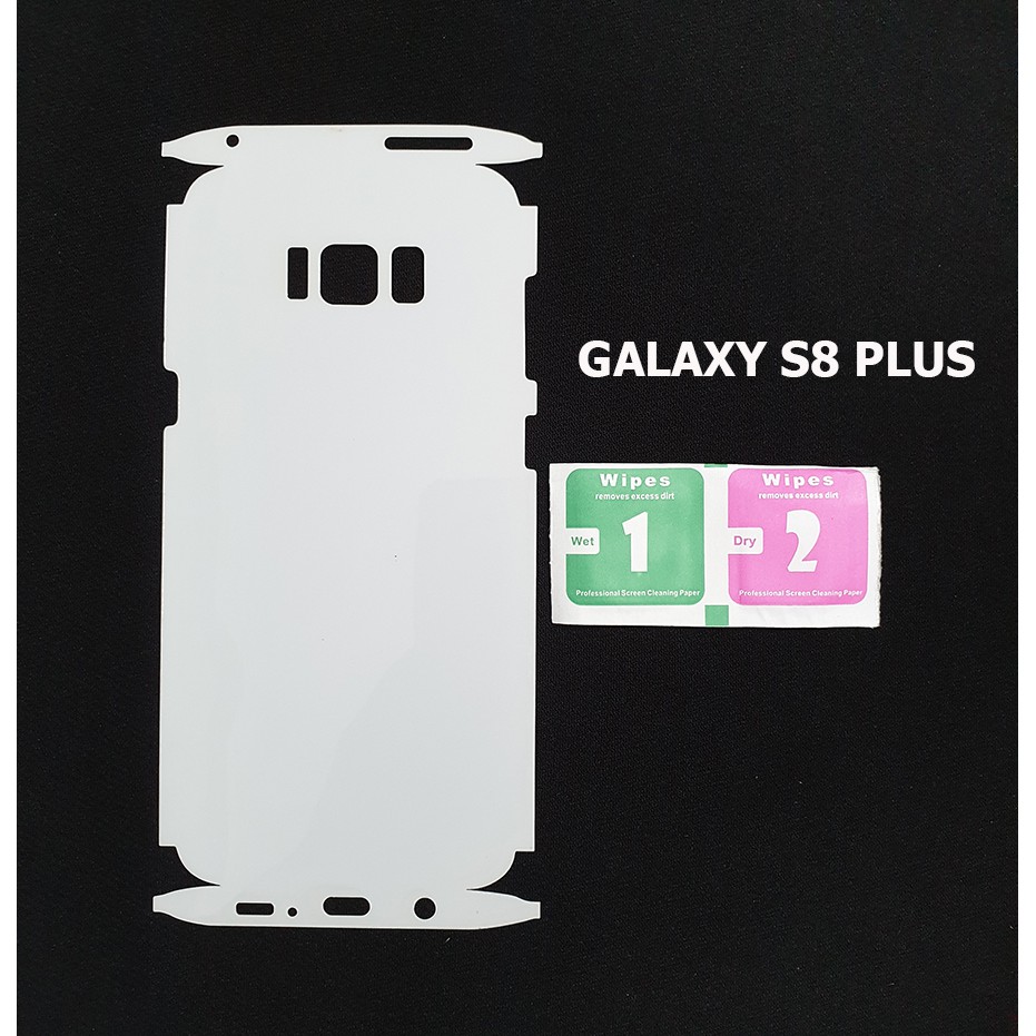 PPF trơn bóng full lưng viền Galaxy S8 Plus