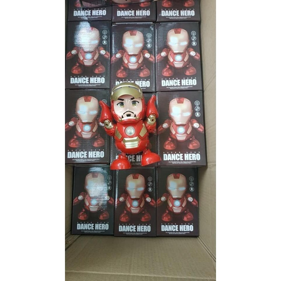 Iron man nhảy múa theo nhạc - Robot biết nhảy đáng yêu - Dance hero