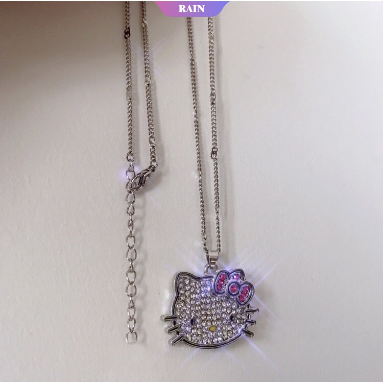 SANRIO Vòng cổ Mặt Hình Mèo Hello Kitty Bằng Hợp Kim 2022 Thời Trang Dành Cho Nữ