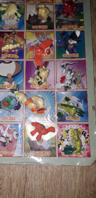 SÉT 24 CÁI MÔ HÌNH POKEMONRL bằng nhựa có kích thước dài 4 đến 6 cm bằng nhựa76