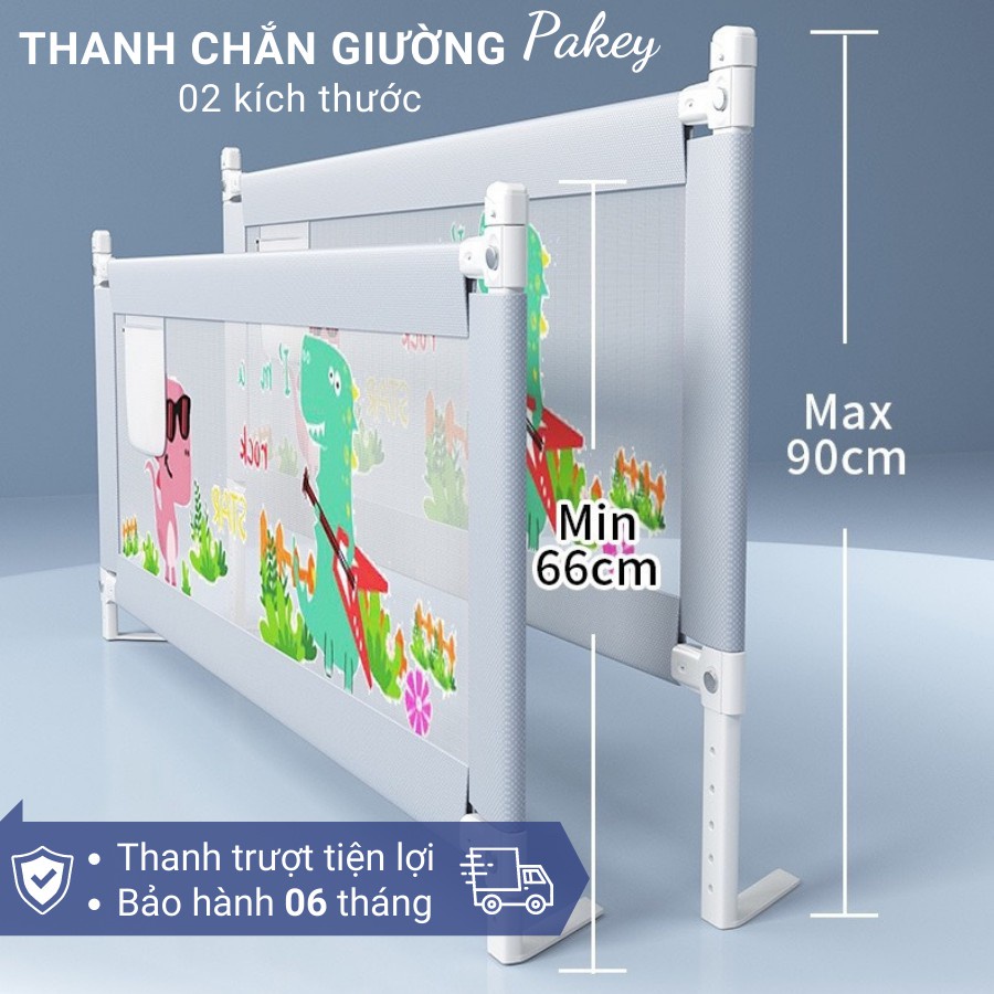 Thanh Chắn Giường Pakey S2 Cho Bé Dạng Trượt