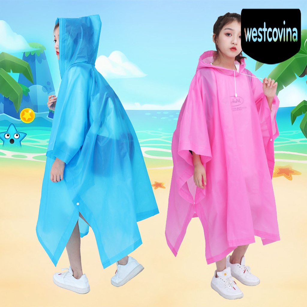 [Hot]☀ Áo Mưa Chống Thấm Nước Không Phai Màu Thời Trang Cho Bé