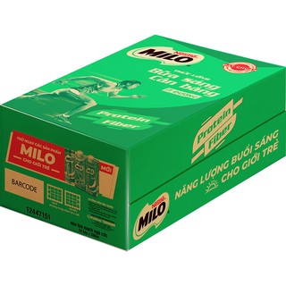 [GIÁ SỐC ] Thùng 24 hộp Milo nước nắp vặn tiện dụng 210 ml/ bữa sáng ít đường 200 ml