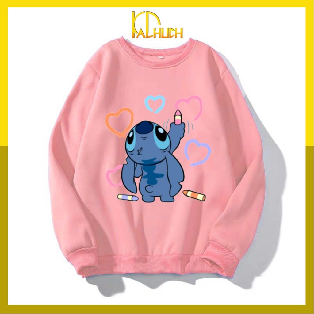 ÁO SWEATER NAM NỮ IN HÌNH STITCH (NHIỀU MÀU)