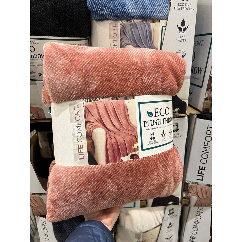Mền Eco Plush Throw Life Comfort - Mỹ