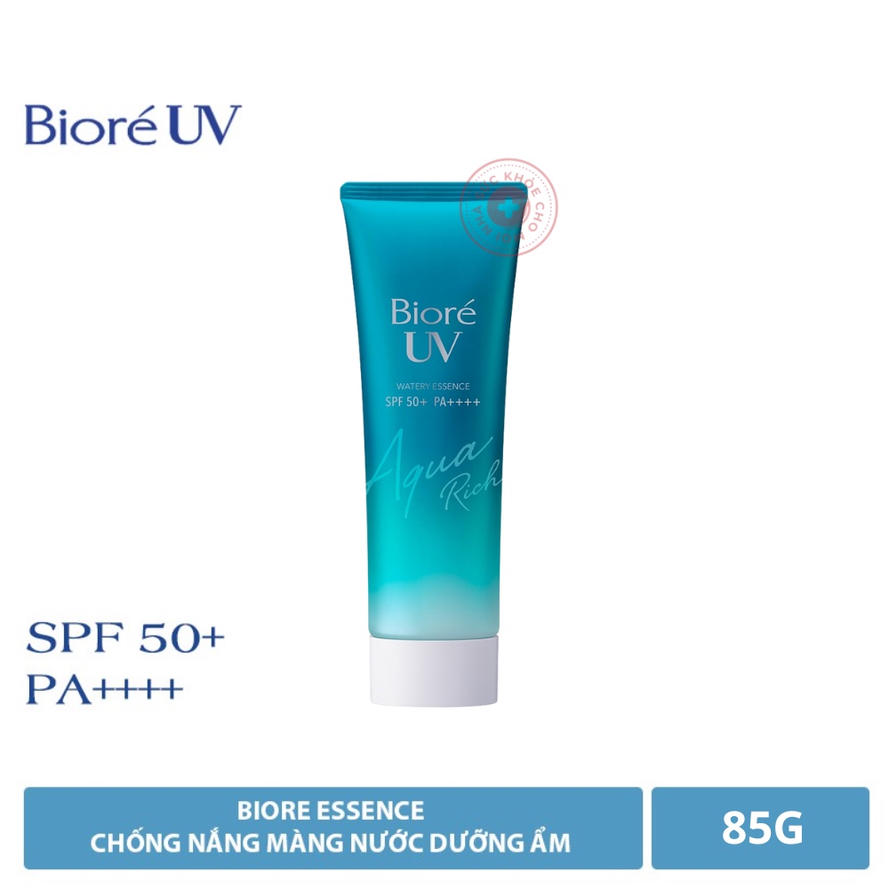 Biore UV Aqua Rich Watery. Essence chống nắng màng nước dưỡng ẩm thấm nhanh nhẹ tênh không nhờn rít SPF50+/PA++++ 34193