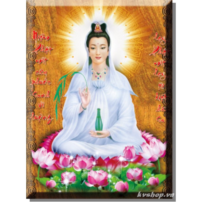 tranh thêu phật quan âm 88816, LV3255