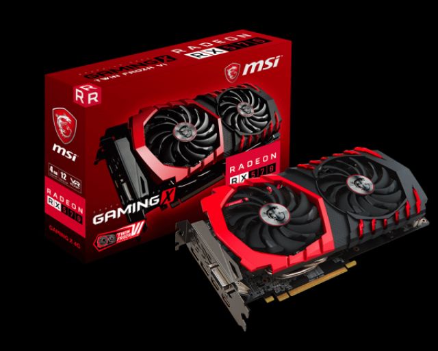 Card màn hình VGA MSI Rx570 4gb 580 8gb