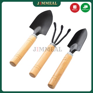Bộ 3 Món Xẻng Làm Vườn, Dụng Cụ Làm Vườn Mini Chăm Sóc Cây Cảnh, Bonsai, Xương Rồng