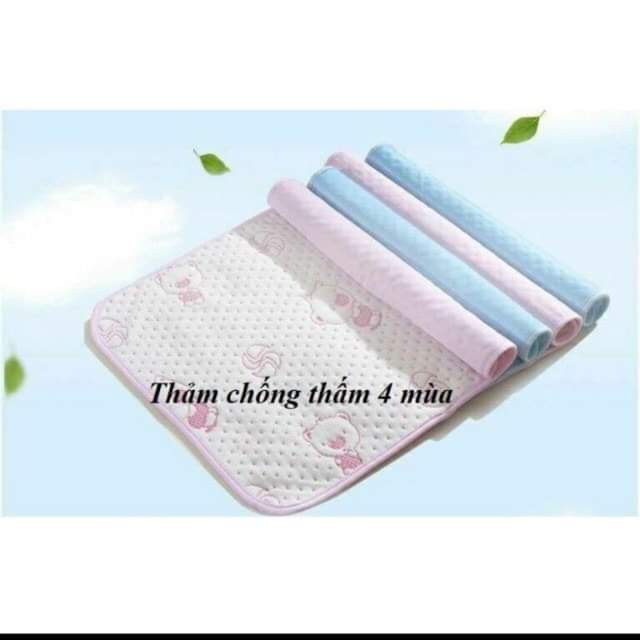 Thảm Lót Chống Thấm 4 lớp Cho Bé đủ kích thước ( 30x30 , 50x70 , 60x80 )