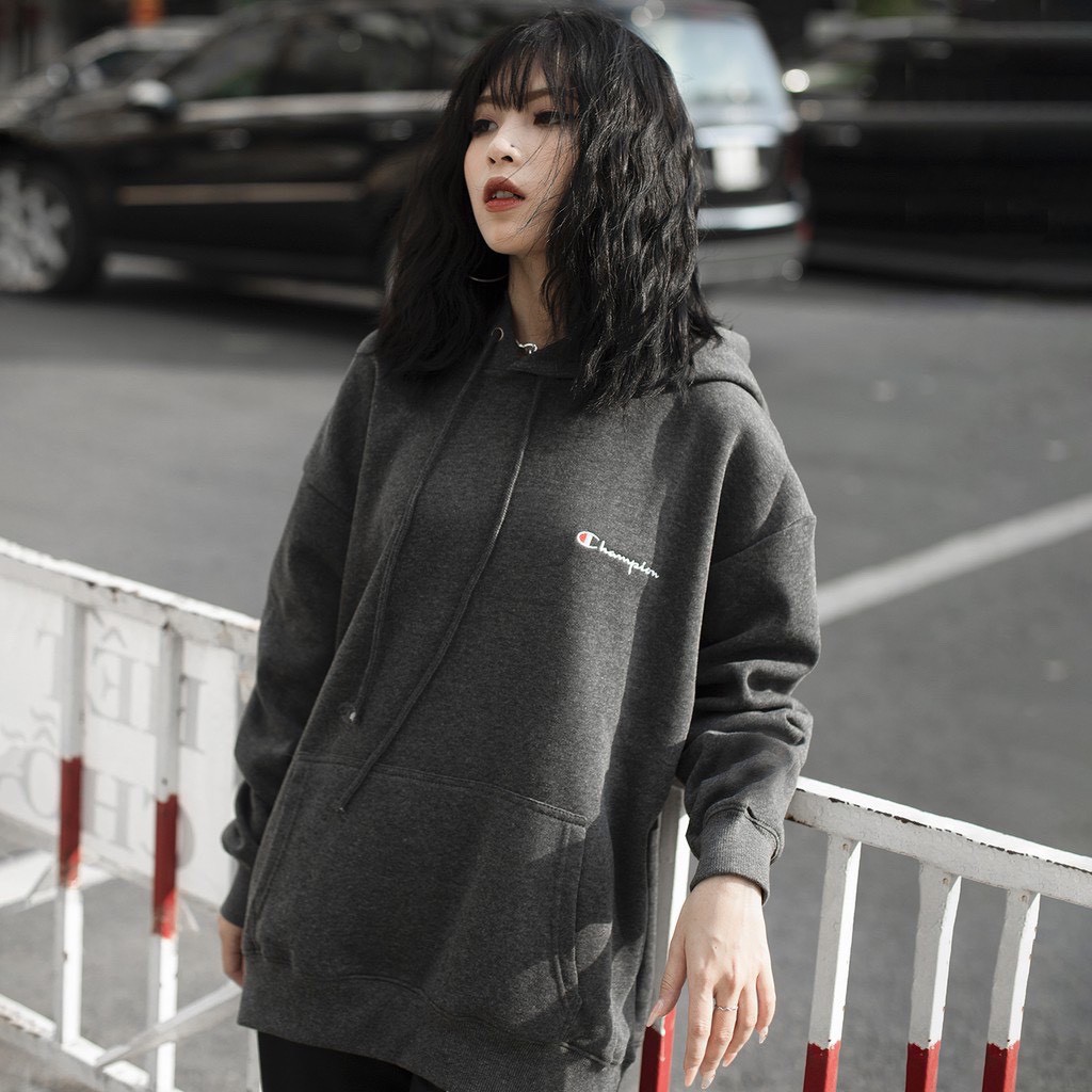 Áo Hoodie ChamPion Mini Nam Nữ Chất Nỉ Bông Unisex