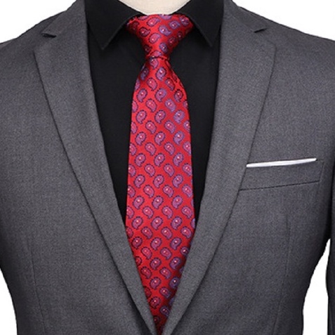 Cravat Nam bản lớn 8cm phù hợp phong cách công sở, thanh lịch, cà vạt nam thời trang - CV-8135