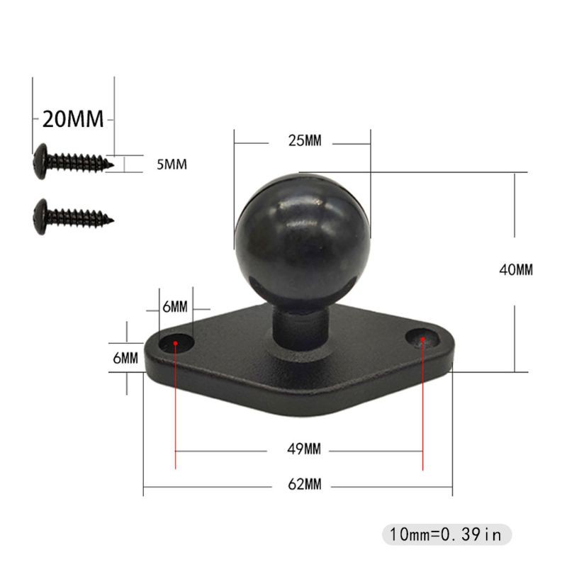 DOU Car Window Lock Suction Cup with Ball Head Mount for Camera Phone Base Kit