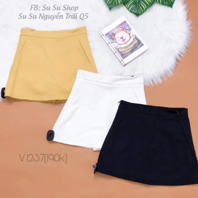 Váy chữ a khoá bên basic