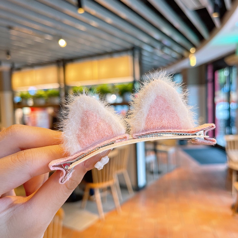 Kẹp Tóc Hình Tai Mèo Thời Trang 2022 Cho Bé Gái