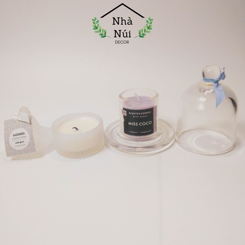 Combo quà tặng cho bạn gái 20 10 cho người yêu, 02 nến thơm phòng decor trang trí thư giãn Scented Candle Cup E4 E7