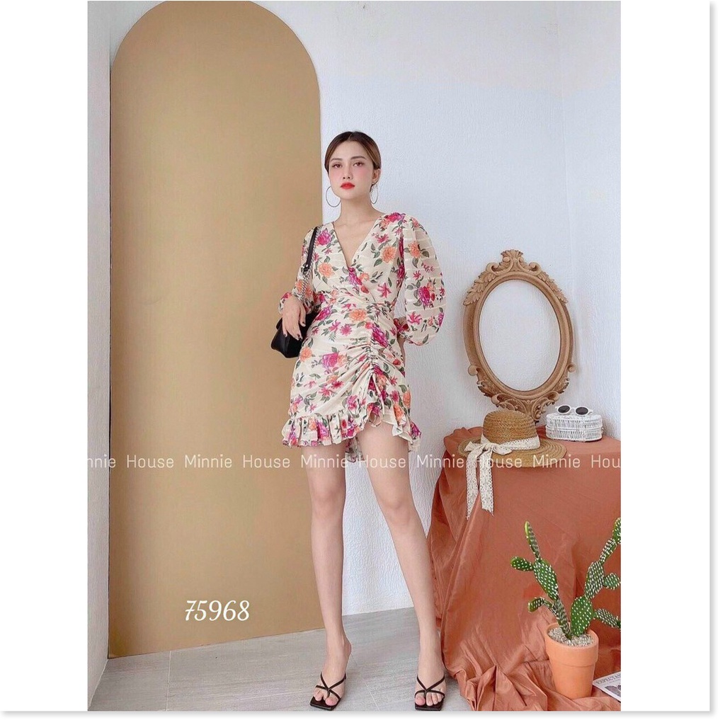 ĐẦM VOAN NHẬT HỌA TIẾT HOA LỤA SIÊU XINH , SIÊU ĐẸP , TÔN DÁNG CHO CÁC CHỊ EM KME FASHION