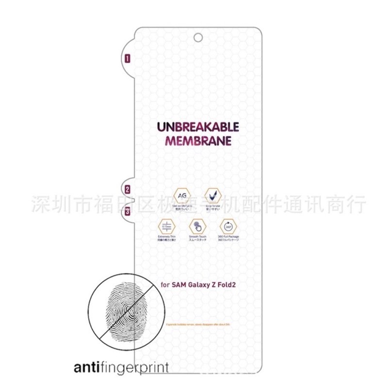 Dán màn hình ngoài Samsung Galaxy Z Fold 2 PPF cao cấp dẻo, trong suốt – Dán dẻo Samsung Galaxy Z Fold 2