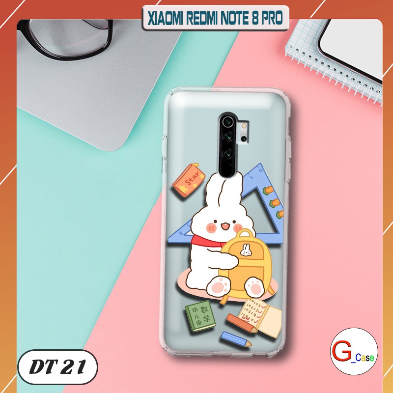 Ốp lưng Xiaomi Redmi Note 8 Pro dẻo trong in hình
