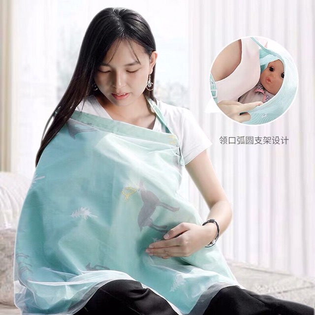 Khăn che cho con bú cao cấp chất đẹp