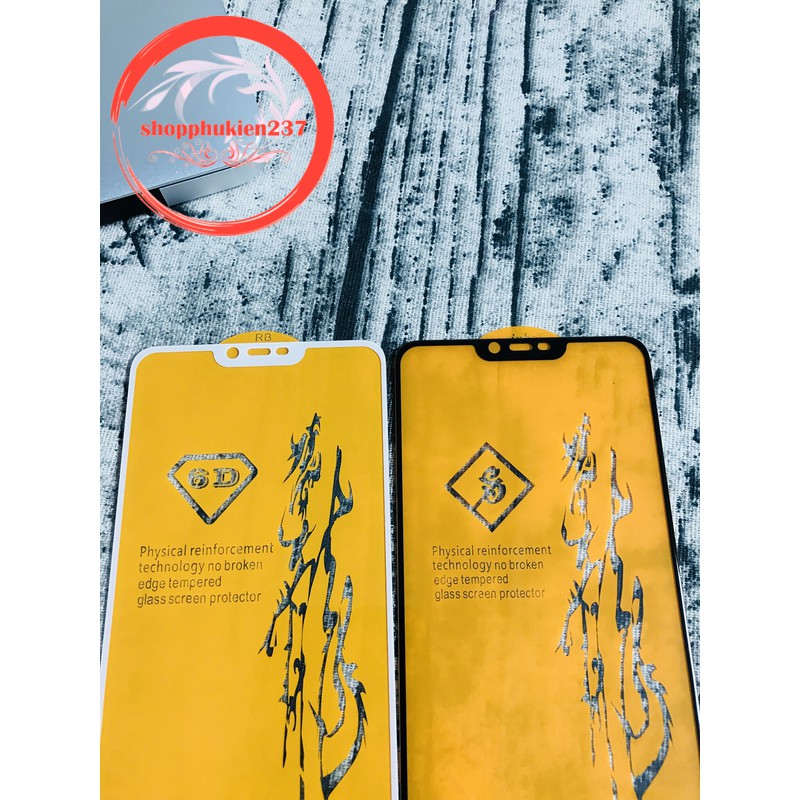 [Freeship toàn quốc từ 50k] KÍNH CƯỜNG LỰC 6D OPPO A3S , A5 KÍNH FULL MÀN 6D CAO CẤP