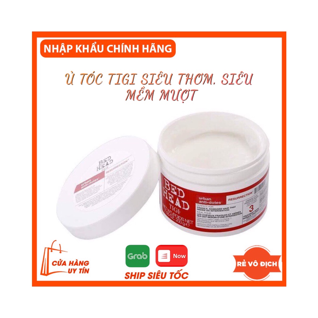 Kem Hấp Ủ Tóc Tigi Bed Head Đỏ - Phục Hồi Tóc Hư Tổn Lever 3