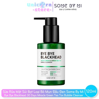 03/2024Sữa Rửa Mặt Sủi Bọt Loại Bỏ Mụn Đầu Đen Some By Mi Bye Bye Blackhead 30 Days Miracle Green Tea Tox Bubble Cleanse