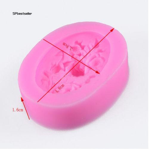 Khuôn làm bánh kẹo đa năng hình hoa xinh xắn chất liệu silicon chịu nhiệt cao