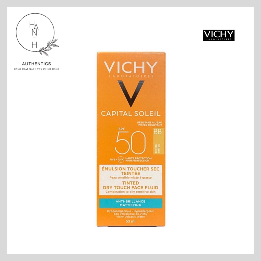 Kem chống nắng có màu Vichy Capital Soleil BB Teint SPF50+