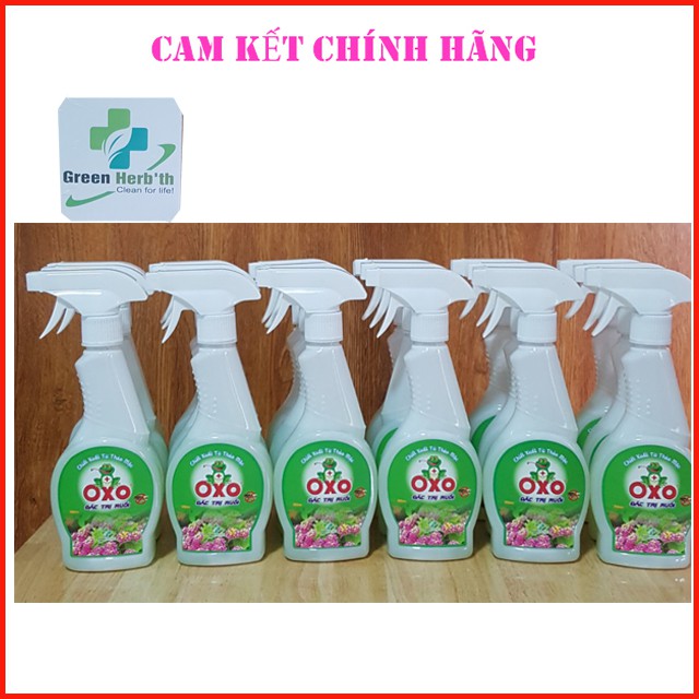 Bình Xịt Diệt Ruồi Muỗi Kiến Ba Khoang Gián Mối Thảo Mộc OXO Sinh Học Chai 300ml An Toàn Cho Trẻ Em Hiệu Quả Cao