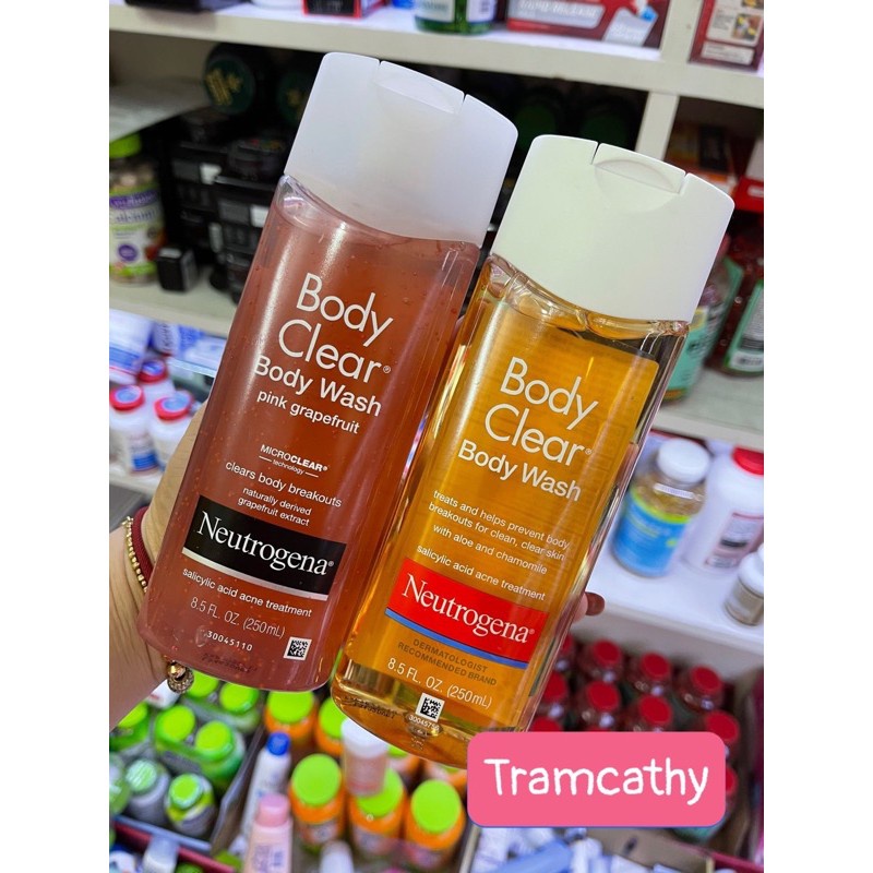 Sữa tắm Neutrogena Body Clear Body Wash Pink Grapefruit (250ml)
