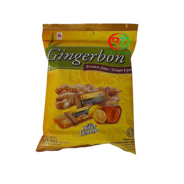 (2 vị) Kẹo gừng Gingerbon gói 125g