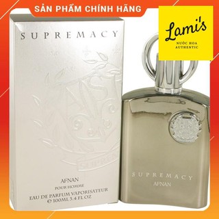 Nước hoa Supremacy Silver by Afnan EDP 100 ml [FULL SEAL] [CHÍNH HÃNG]