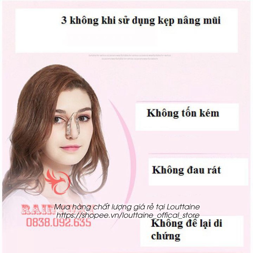 Kẹp nâng mũi cao silicon dụng cụ định hình noise up