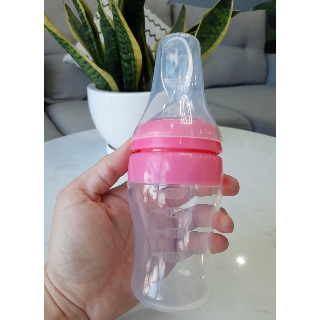 Bình Thìa Tập Ăn Dặm Cho Bé hiệu FARLIN  - Bình Tập Mút Cho Bé