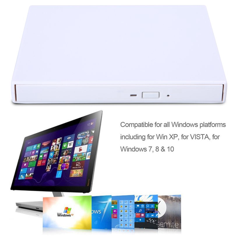 Ổ Đĩa Quang Cd / Dvd Cho Pc Laptop Win 7 8