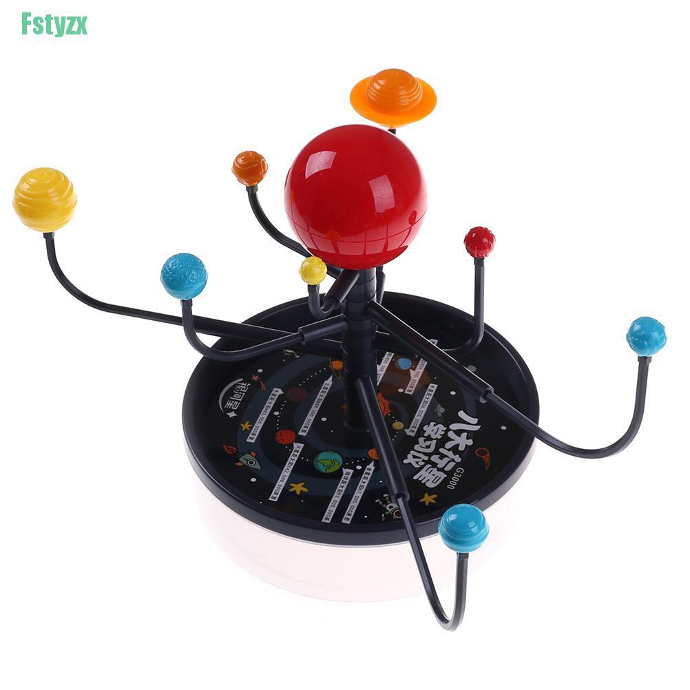 fstyzx Kid's Educational Toy Explore Nine Planets in Solar System Teaching Toys Gift