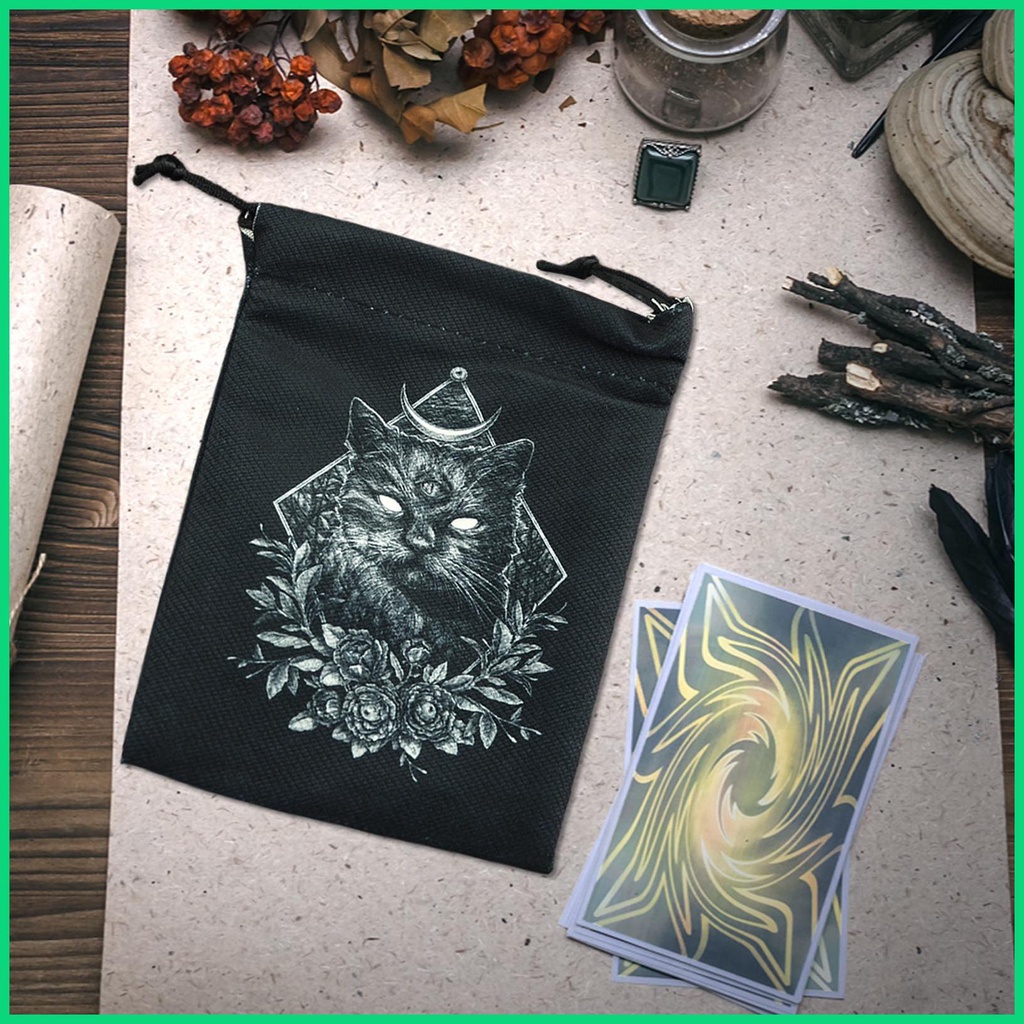 Túi Nhung Đựng Thẻ Bài Tarot Hai Mặt Phong Cách Thể Thao