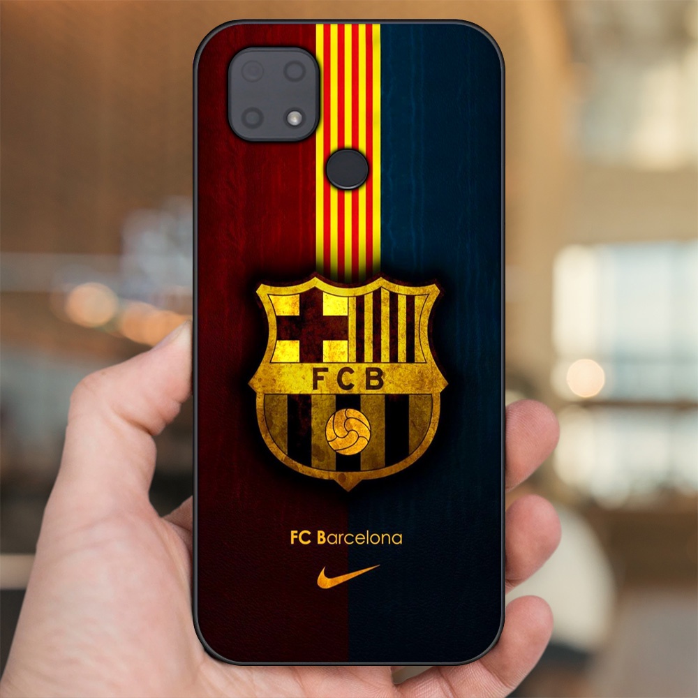 Ốp lưng Xiaomi Redmi 10C viền đen in hình Barcelona Barca