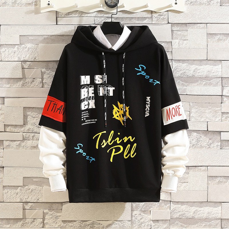 Bộ Quần Áo Nỉ Nam Áo Hoodies Có Mũ Phối Chữ THAN MORE Kết Hợp Quần Jogger Bo Gấu MENFASHION1989 SET NAM 90000142