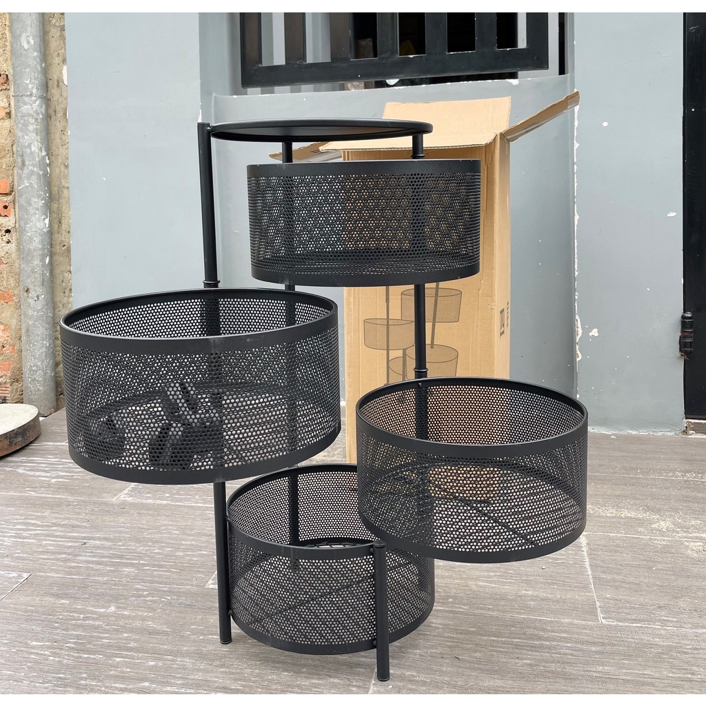 { SALE} Kệ xoay thông minh để đồ đa năng, đựng củ quả ở bếp, Xe để đồ dùng nhà tắm di chuyển tiện dụng