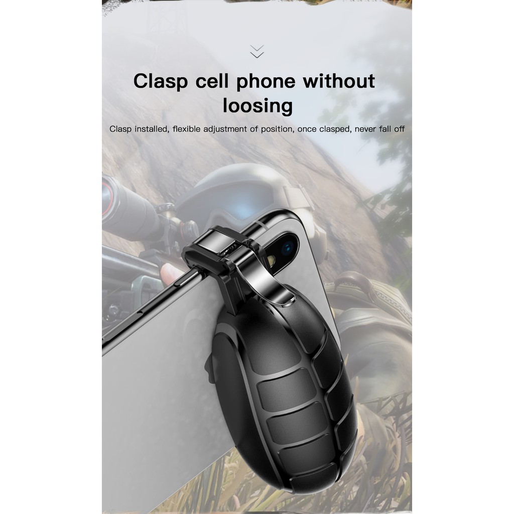 Loại Nào Tốt Hơn Kẹp Tay cầm game cao cấp Baseus L1R1 có nút chơi game PUBG cho smartphone Iphone , Samsung, Xiaomi