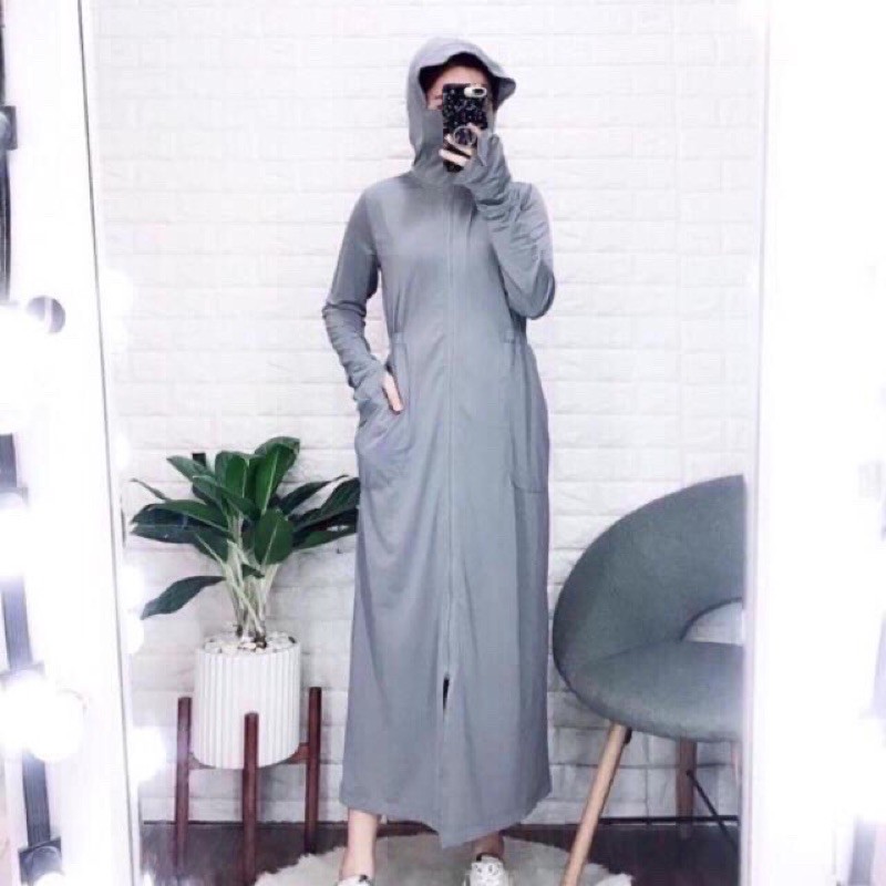 bộ đồ chống nắng toàn thân phủ trên xuống dưới thông hơi