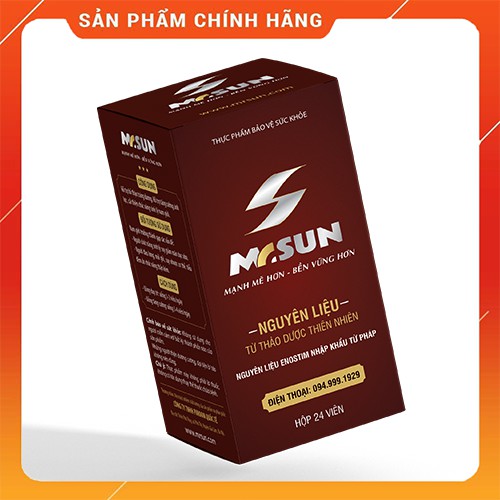 [CHÍNH HÃNG - FREE SHIPPING] TPBVSK Mr Sun - Hỗ trợ tăng cường sinh lý nam giới