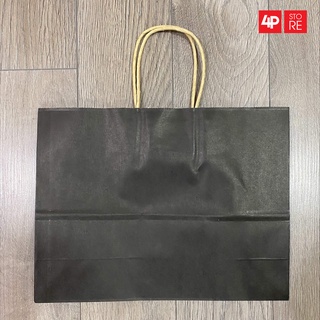 10 TÚI KRAFT ĐEN 32X24X11CM [ NGANGxCAOxHÔNG ] - HỎA TỐC