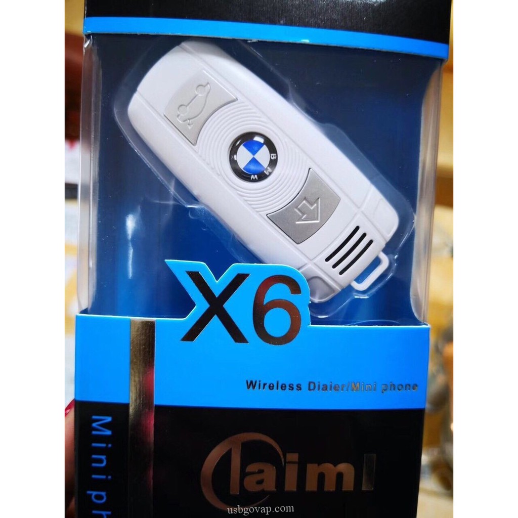 (SỈ LẺ GIÁ RẺ) ĐIỆN THOẠI MINI BMW-X6 SIÊU NHỎ 2 SIM (MỚI)